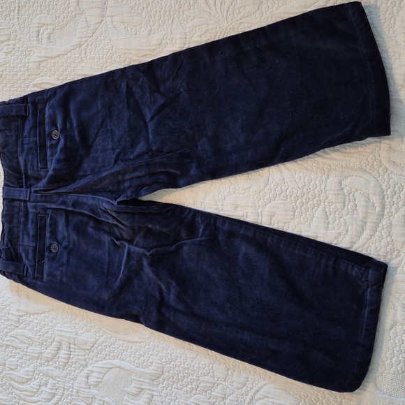 Janie and Jack boys 2T blue velvety dress pants adjustable waist VVGUC - Picture 4 of 7